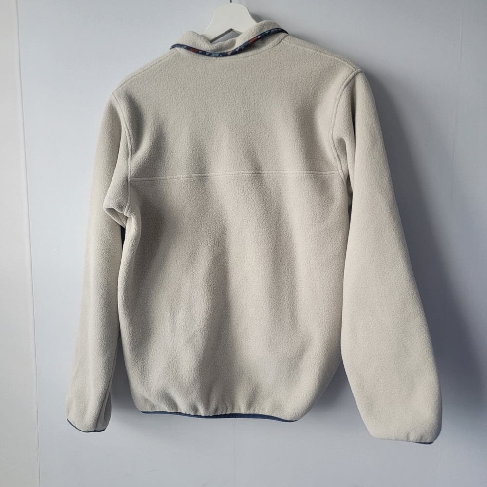 patagonia women lightweight synchilla snap-T pullover sweater sz S Pelican stone - Picture 2 of 8